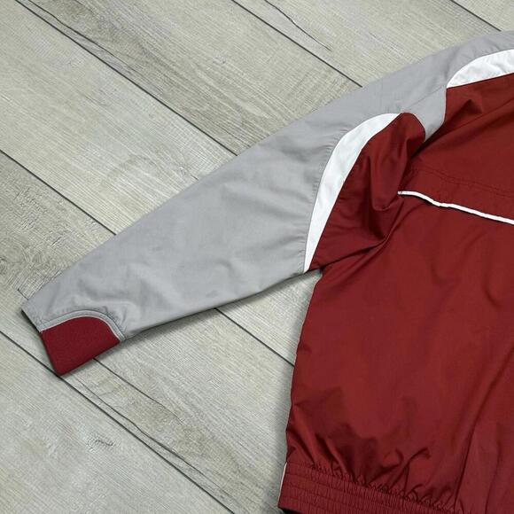 VTG Nike Team-Fit Storm Washington State Cougars Jacket Men’s M Windbreaker Red - Picture 5 of 10